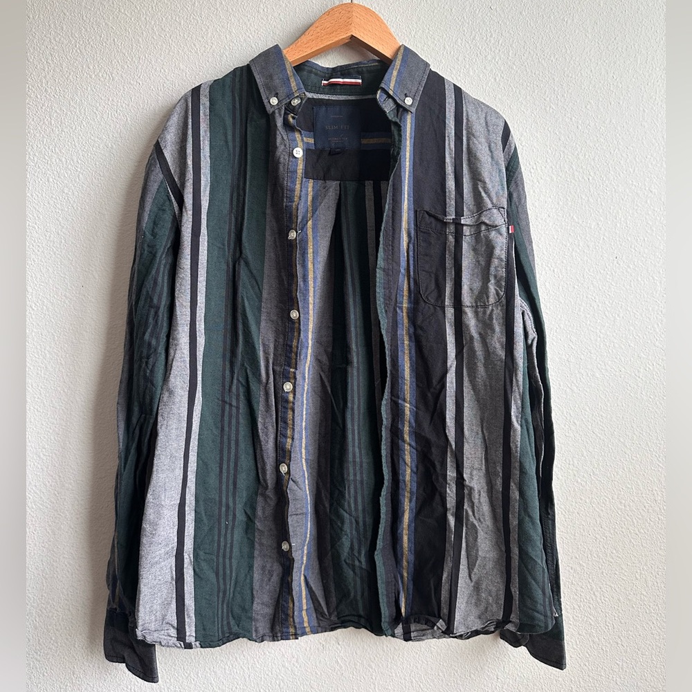 Stripe down Flannel